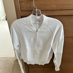 Women's white Athlete light weight jacket